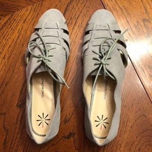 Isaac Mizrahi Suede Flats